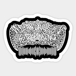 Meaningless Screaming stylized logo Sticker